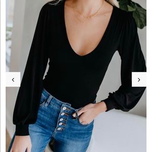 Dressed to the nines bodysuit brand new BLaCK